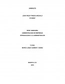 INTRODUCCION A LA ADMINISTRACION