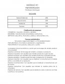 MODULO #1 Administración