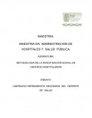 LIDERAZGO HERRAMIENTA NECESARIA DEL GERENTE DE SALUD