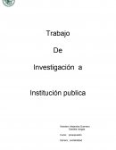 Investigacion a institucion publica