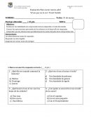 Evaluación Plan Lector marzo-abril “El oso que no lo era” Frank Tashlin