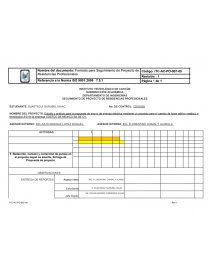 SEGUIMIENTO DE PROYECTO DE RESIDENCIAS PROFESIONALES. Página 1