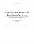 Contexto de Lean Manufacturing Actividad