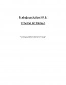 Trabajo práctico Nº 1: Proceso de trabajo “Sociología y Medio Ambiente Del Trabajo”
