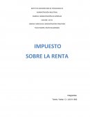 IMPUESTO SOBRE LA RENTA