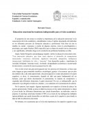 Educación emocional herramienta indispensable para el éxito académico