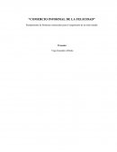 COMERCIO INFORMAL DE LA FELICIDAD