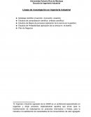 Líneas de investigación en Ingeniería Industrial