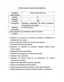 Estructura del libro de desafíos matemáticos