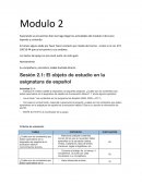 Modulo 2 Esperando se encuentren bien les hago llegar las actividades del modulo 2 del curso leyendo y contando