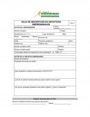 LA GRAN HOJA DE INSCRIPCIÓN DE INICIATIVAS EMPRESARIALES