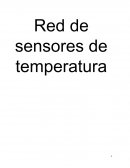 Red de sensores de temperatura