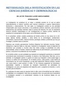 COMO ES LA NUEVA METODOLOGÍA DELA INVESTIGACIÓN EN LAS CIENCIAS JURÍDICAS Y CRIMINOLÓGICAS de francisco javier garcía Ramirez