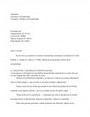 Estructura y Psicopatología Conceptos y Modelos en Psicopatología