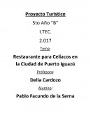 Restaurante para Celíacos en la Ciudad de Puerto Iguazú