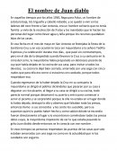 EL NOMBRE DE JUAN DIABLO