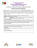 Ficha técnica para la implementación del quehacer pedagógico (diario de campo)