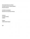 Actividad de aprendizaje Declaración de los Derechos Humanos