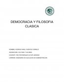 Democracia y filosofia clasica. Influencias democracia griega vs democracia actual