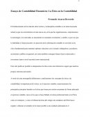 Ensayo de Contabilidad Financiera: La Ética en la Contabilidad