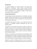 Planeacion Estrategica Ensayo