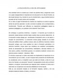 LA EDUCACIÓN EN LA VIDA DEL SER HUMANO