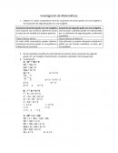 Investigación de Matemáticas