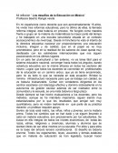 Mi reflexión “ Los desafíos de la Educación en México”