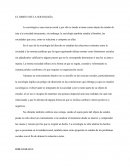 EL OBJETO DE LA SOCIOLOGÍA