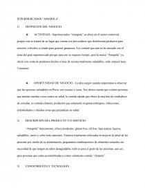 INICIATIVA EMPRESARIAL 2 SÚPERMERCADOS “AMAPOLA”. Página 1