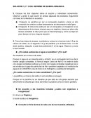 SOLUCION 1,2 Y 3 DEL INFORME DE QUIMICA ORGANICA