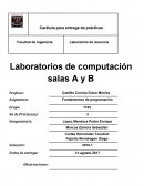 Carátula para entrega de prácticas