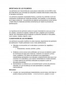 Los polímeros son macromoléculas cuyos pesos moleculares van de 5000 a más de 5 000 000