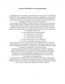 Control e información en las organizaciones