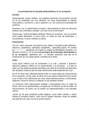 Los principios de la honradez administrativa y la no corrupción