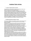Análisis Fallo Arriola
