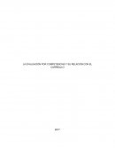 LA EVALUACIÓN POR COMPETENCIAS Y SU RELACIÓN CON EL CURRÍCULO