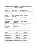 ANAMNESIS DE ENFERMERÍA 11 PATRONES FUNCIONALES DE SALUD M. GORDON