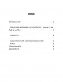 DESNATURALIZACION DE LOS CONTRATOS. CARACTERISTICAS DE DESNATURALIZACIÓN
