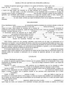 MODELO-TIPO DE CONTRATO DE APARCERÍA AGRÍCOLA