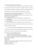 Resumen de los aspectos generales de la metodología.