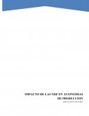 ¿Qué afectaciones trae consigo la implementación de las NIIF en organizaciones enfocadas en la producción?