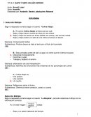 Elige la respuesta correcta según el cuento “Colina Abajo”