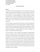 Separacion de Panama. Consecuencias