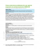 Cómo solucionar problemas de una caja de expansión de almacenamiento SEB5100