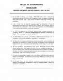 TALLER DE EXPORTACIONES LEGISLACIÓN