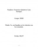 Ensayo Yo, mi familia ya la relación con la economía.