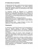 El Taekwondo en el presente