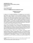 INFORME DE LECTURA IV El Estructuralismo
