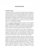 EXPOSICION DE MOTIVOS CONGRESO NACIONAL